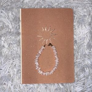 Vintage pastel pink coral bracelet